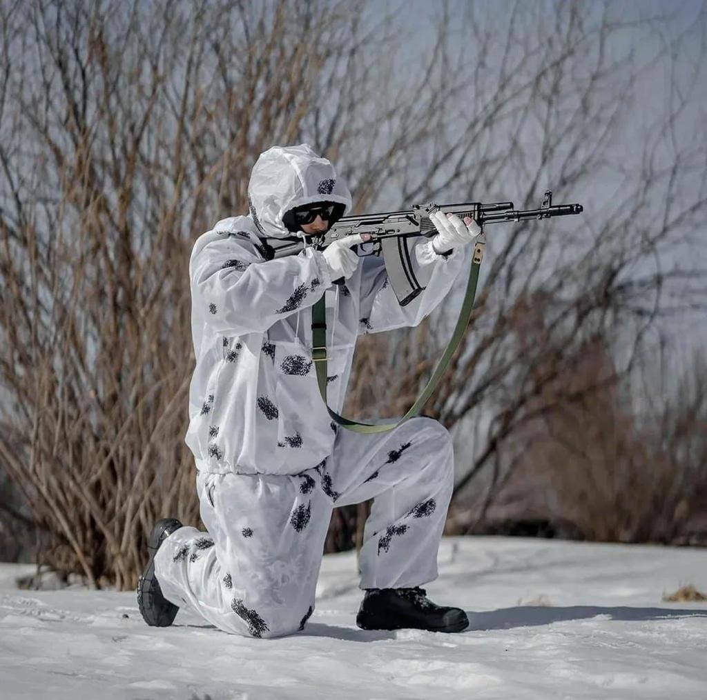 Маскхалат зимний Клякса