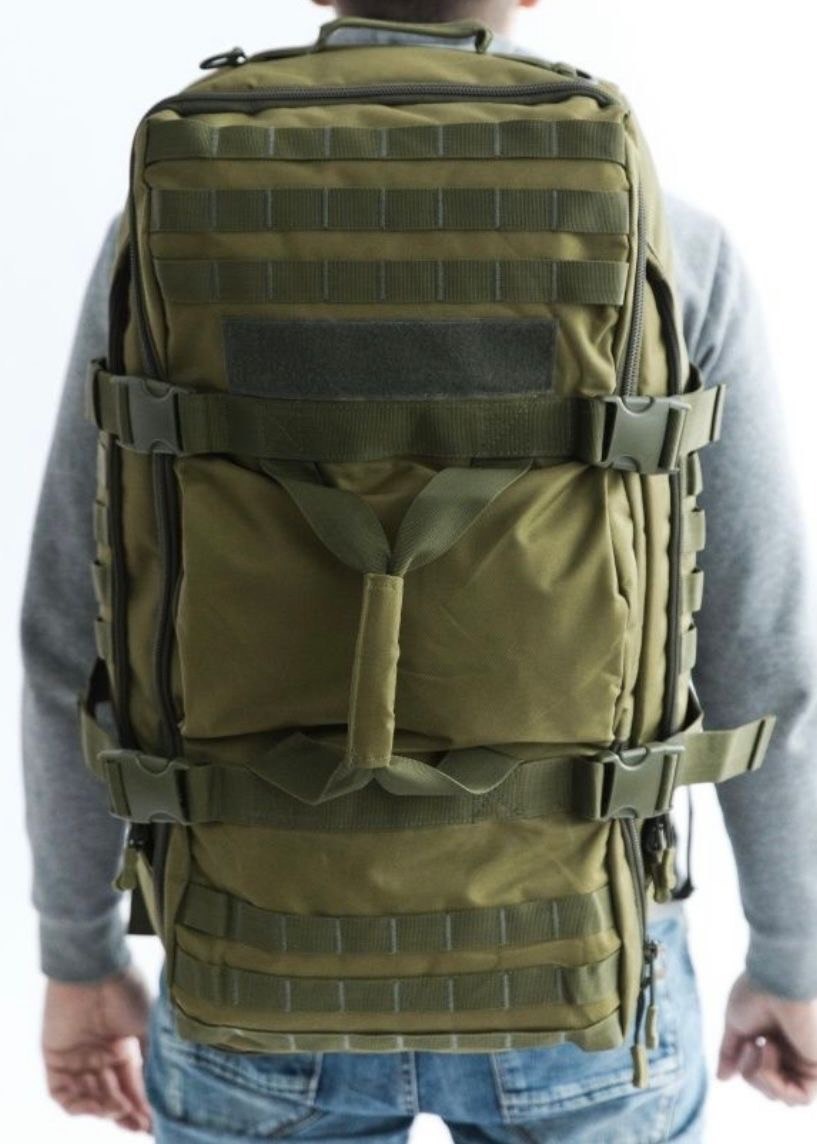 Медицинский рюкзак трансформер олива - фото 2