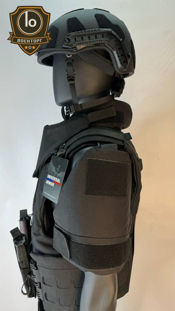 Жилет с баллистическим пакетом СВМПЭ черный - фото 3