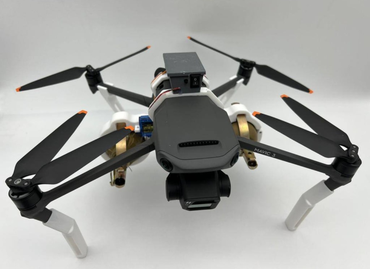 Двойная система сброса и доставки груза (вог) для DJI Mavic 3 для 3-х разных размеров (диаметров) - фото 2