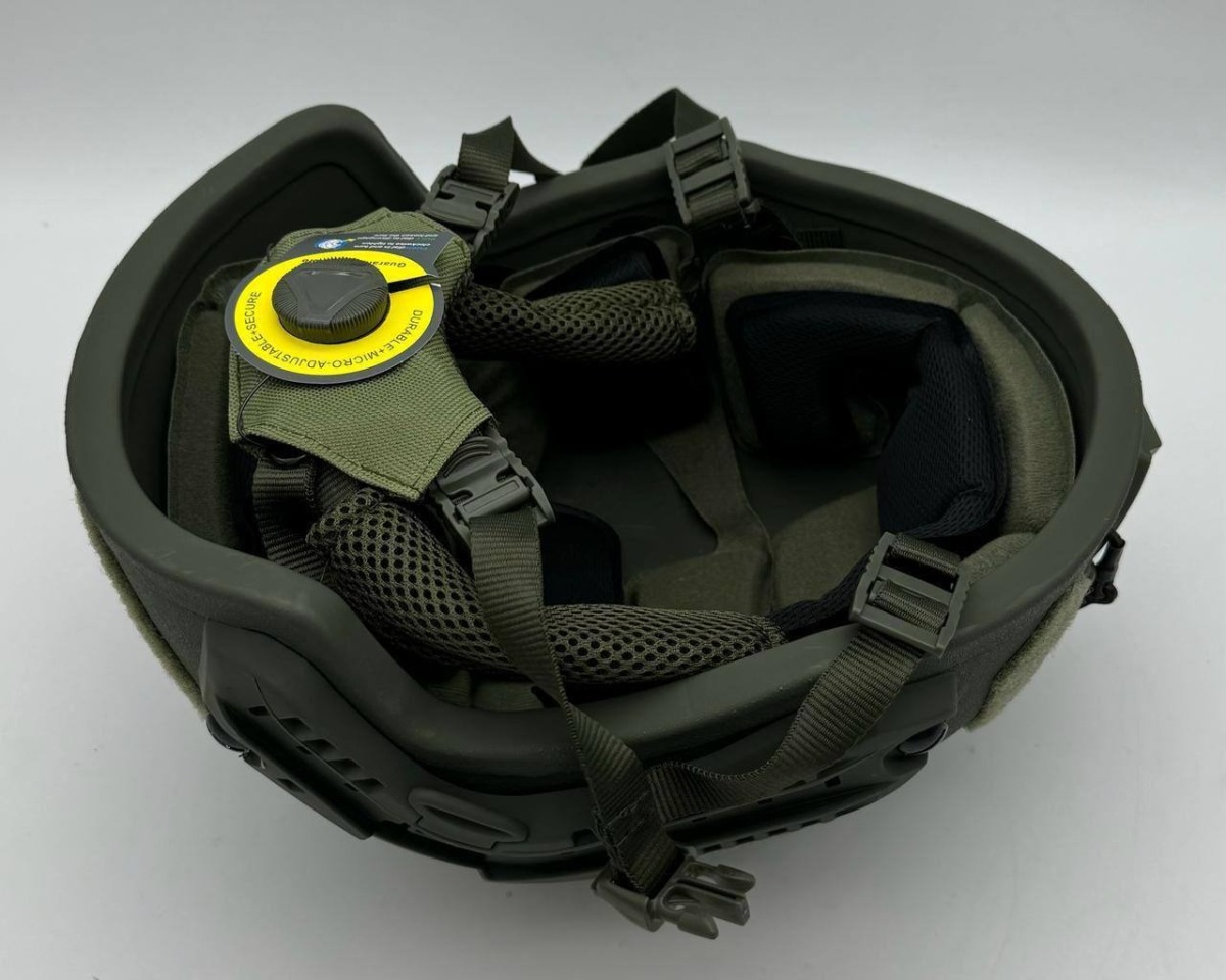 Шлем тактический СВМПЭ Fast Ops Core Венди без ушей олива - фото 3